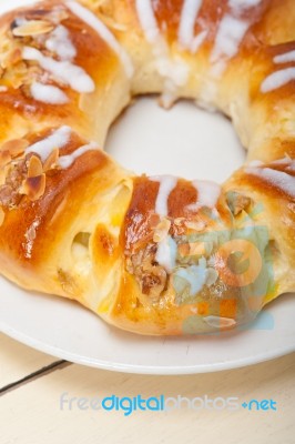 Sweet Bread Donut Cake Stock Photo