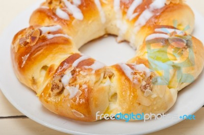 Sweet Bread Donut Cake Stock Photo