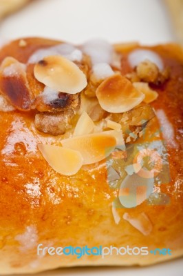 Sweet Bread Donut Cake Stock Photo