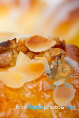 Sweet Bread Donut Cake Stock Photo