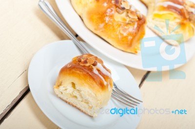 Sweet Bread Donut Cake Stock Photo