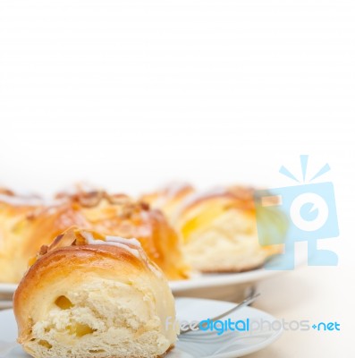 Sweet Bread Donut Cake Stock Photo