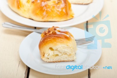 Sweet Bread Donut Cake Stock Photo