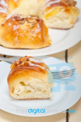 Sweet Bread Donut Cake Stock Photo