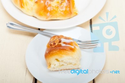 Sweet Bread Donut Cake Stock Photo