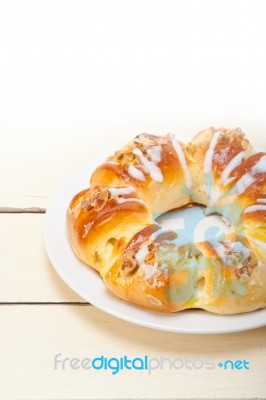 Sweet Bread Donut Cake Stock Photo