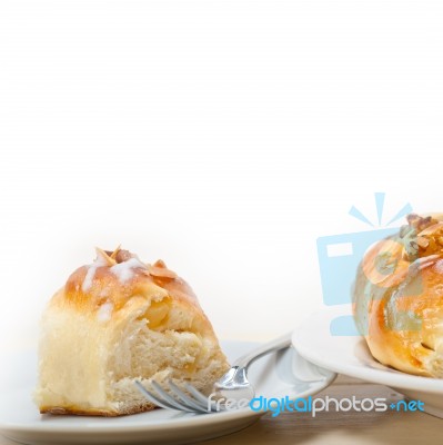 Sweet Bread Donut Cake Stock Photo