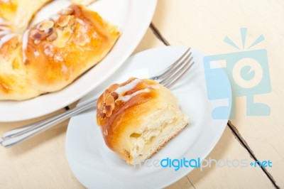 Sweet Bread Donut Cake Stock Photo