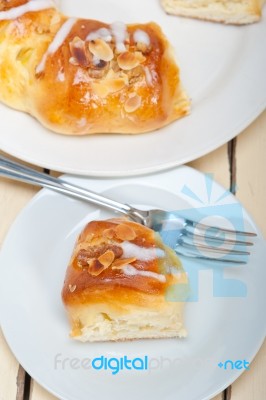 Sweet Bread Donut Cake Stock Photo