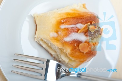 Sweet Bread Donut Cake Stock Photo