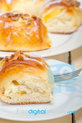 Sweet Bread Donut Cake Stock Photo