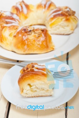 Sweet Bread Donut Cake Stock Photo