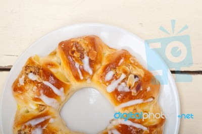 Sweet Bread Donut Cake Stock Photo