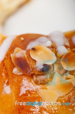 Sweet Bread Donut Cake Stock Photo