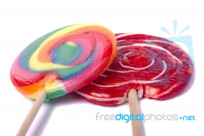 Sweet Lollipop Stock Photo