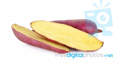 Sweet Potato Isolated Stock Photo