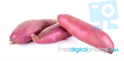 Sweet Potato Isolated Stock Photo