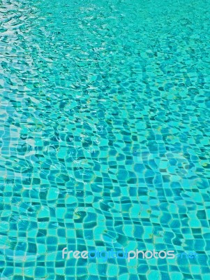 Swimming Pool Water Stock Photo