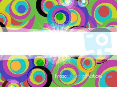 Swirl Color Shows Text Space And Artistic Stock Image