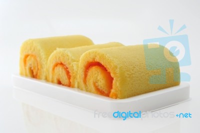 Swiss Roll Stock Photo