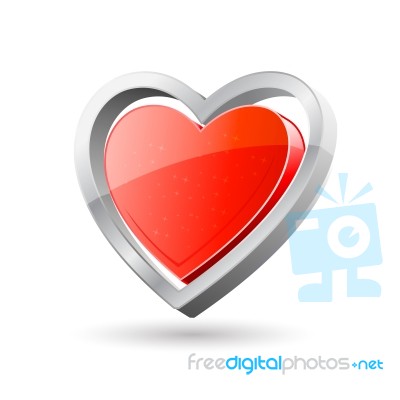 Symbol Of Love Stock Image