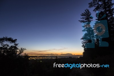 Table Mountain Evening Stock Photo