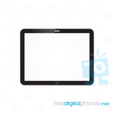 Tablet Computer  Illustration Stock Image