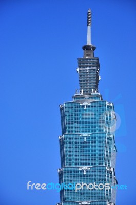 Taipei 101 Building Stock Photo