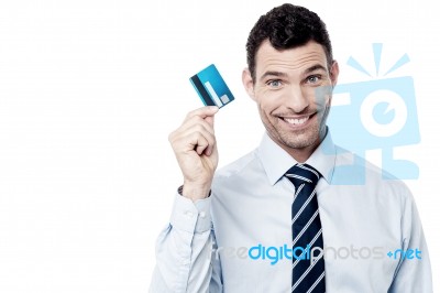 Take My Cash Card Stock Photo