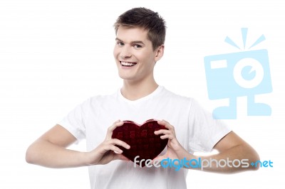 Take My Heart, Dear Valentine ! Stock Photo