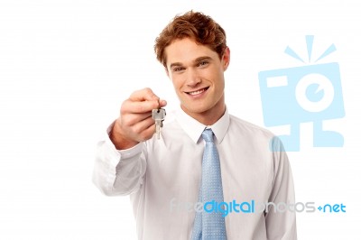 Take Your New Home Key Stock Photo