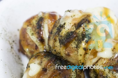 Takoyaki Stock Photo