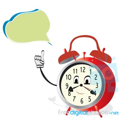 Talking Alarm Clock Stock Image