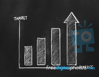 Target And Market Stock Image