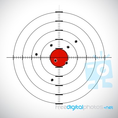 Target Board Stock Image