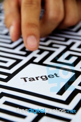 Target Concept Stock Photo