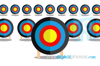 Target Leader Stock Image