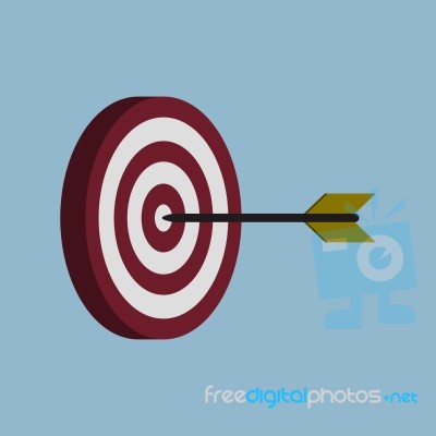 Target With Arrow Stock Image