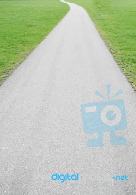 Tarmac Path Stock Photo