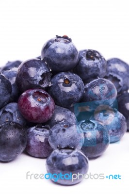 Tasty Blueberries Stock Photo