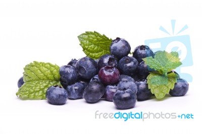 Tasty Blueberries Stock Photo