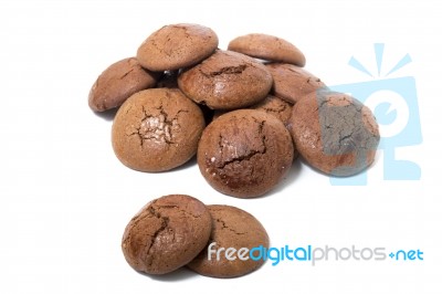 Tasty Carob Cookies Stock Photo