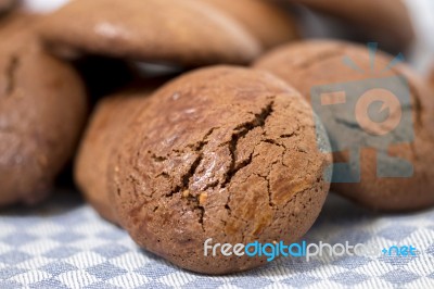 Tasty Carob Cookies Stock Photo