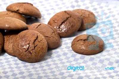 Tasty Carob Cookies Stock Photo