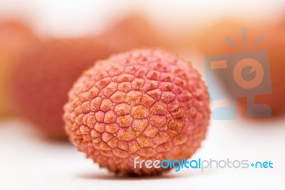 Tasty Lychee Fruit Stock Photo