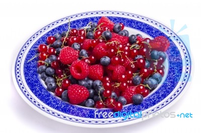 Tasty Mix Of Berries Stock Photo