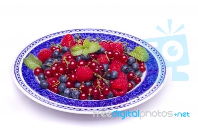 Tasty Mix Of Berries Stock Photo