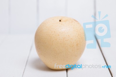 Tasty Nashi Pear Stock Photo