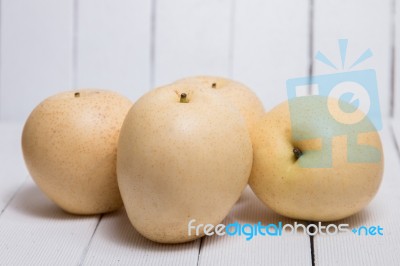 Tasty Nashi Pears Stock Photo