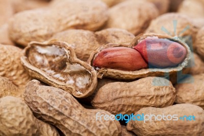 Tasty Peanuts Stock Photo